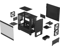 FRACTAL DESIGN Obudowa Pop Mini Air RGB Black TG Clear Tint FD-C-POR1M-06 - 1051271 - zdjęcie 11